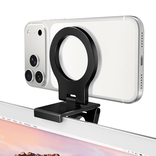 Itramax Continuity Camera Mount for iMac,Magnetic iPhone Monitor Holder