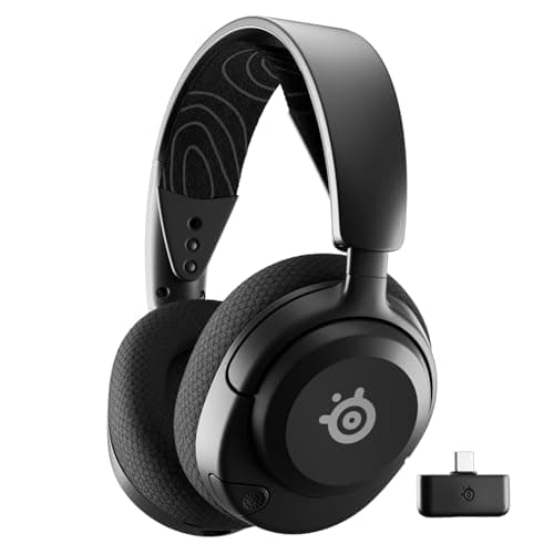SteelSeries Arctis Nova 5 Wireless - Gaming Headset for PC, PS4/5, Mobile - 100+ Audio Presets via App - Neodymium Magnetic Drivers - 60H Battery - 2.4GHz or BT - ClearCast Gen2.X Mic