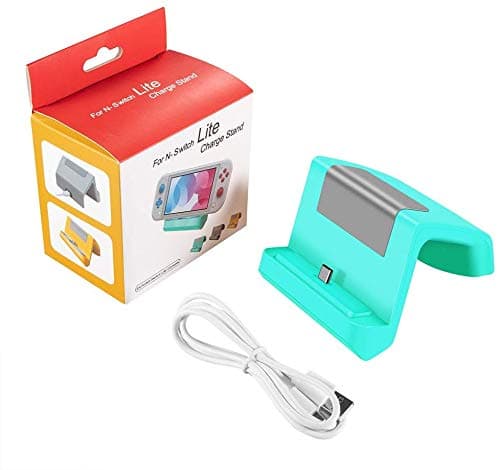 shumeifang Charging Dock for Nintendo Switch, Charging Dock for Nintendo Switch Lite, USB Type C Charging Dock Station Cradle Stand for Nintendo Switch Host - Green