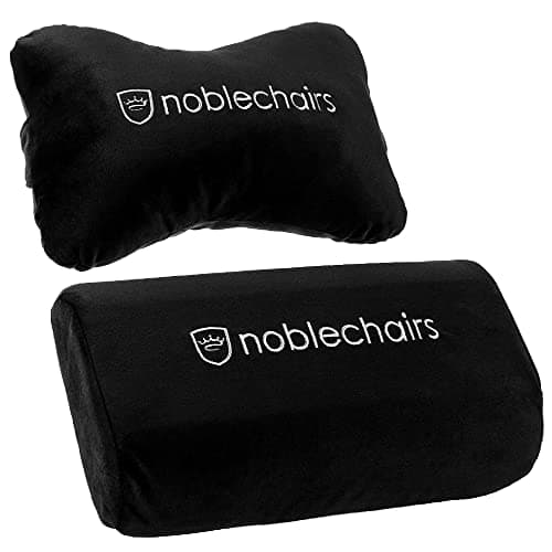 noblechairs Epic/Icon/Hero Gaming Chair Cushion Set - Black/White