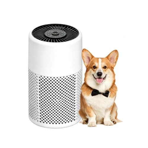 CHIVALZ HEPA Air Purifier for Bedroom,24dB Quiet,White,1Pack+3 Modes