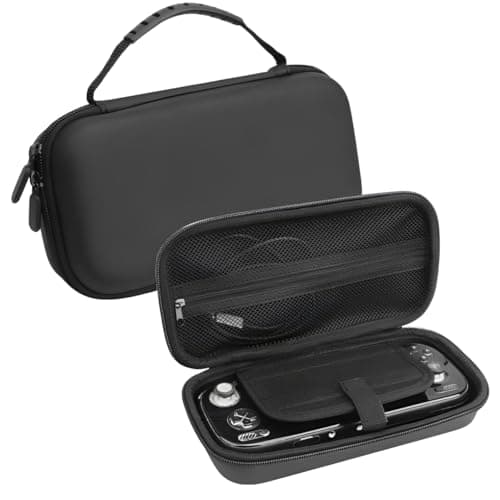 Hard Carrying Case for Ayn Odin 3, Portable PU Storage Bag Travel Case Shockproof Protective Cover Compatible with Odin3 Gaming Console Accessories