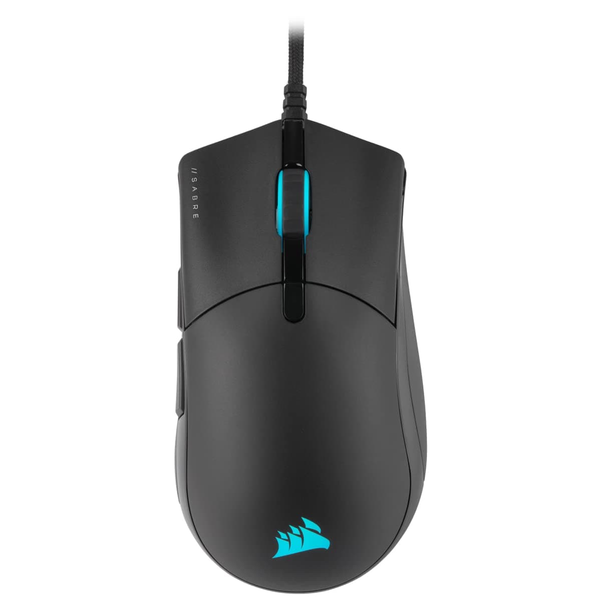 CORSAIR SABRE RGB PRO CHAMPION SERIES Wired Ultra-Light FPS/MOBA Gaming Mouse – 18,000 DPI – Ergonomic Design – iCUE Compatible – PC, Mac, PS5, PS4, Xbox – Black