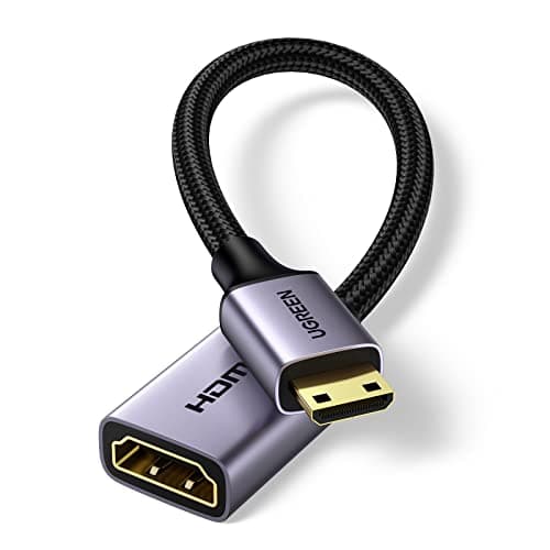 UGREEN Mini HDMI to HDMI Adapter 4K@60Hz 1440P@144Hz Bi-directional Cable