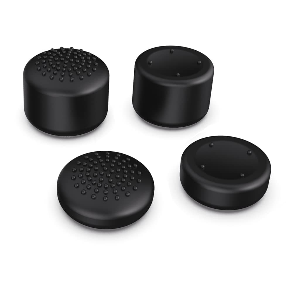 4 pack Thumb Grips for Nintendo Switch Pro Controllers / Suitable for Xbox One and Series X Controllers - Black