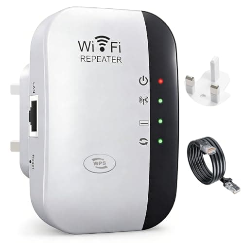 2026 WiFi Extender Booster WiFi Repeater Covers up to 3000 Sq.ft 45 Devices