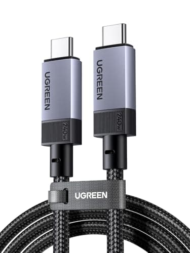 UGREEN USB C to USB-C Cable 240W USB4.0 40Gbps 8K@60Hz Display, 1M | PD3.1 Fast Charging USB-C Charger Cable Compatible with USB-C Monitors, MacBook Pro M4, iPad, iPhone Air/17/16, Galaxy S26