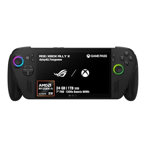 ASUS ROG Xbox Ally X 2025/ AMD Ryzen AI Z2 Extreme/AMD Radeon Graphics/RAM 24GB, 1TB SSD/FHD 16:9, 120Hz/Wi-FI 6E+ Bluetooth 5.2/ Charger not included