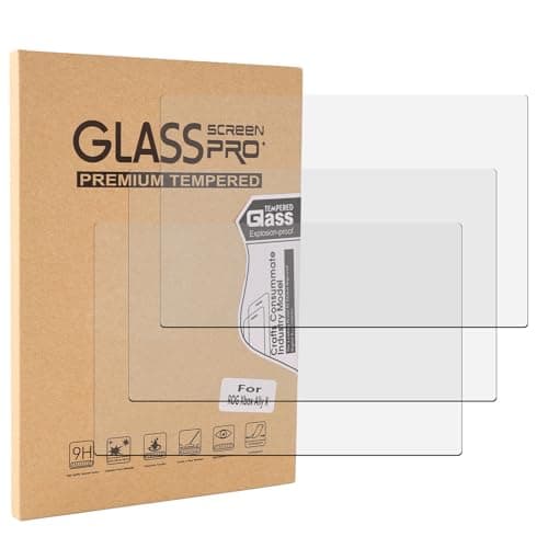 Sinbana 3pcs Tempered Glass Screen Protectors for Asus Rog Xbox Ally X, 6.46x4.13in/16.4x10.5cm Anti-Fingerprint High Definition Clarity Handheld Game Console Screen Protectors with Installation Tools