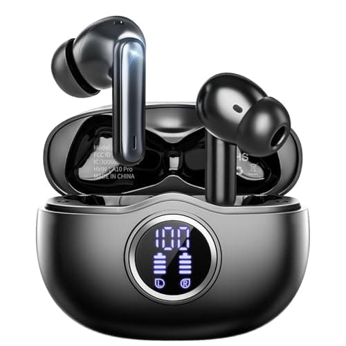 Wireless earbuds, Bluetooth 5.3 Ear buds Earphones with LED Digital Display
