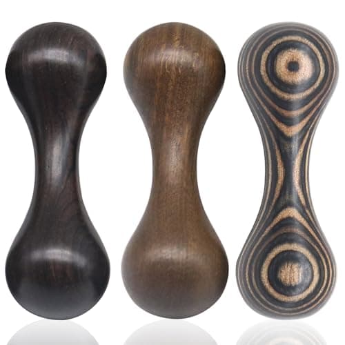 Finger Fidget 3-Pack – Wooden Knucklebone Stress Relief Toy for Adults