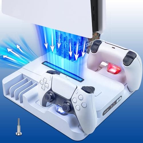 Cooling Stand Compatible with PS5/PS5 Slim Console