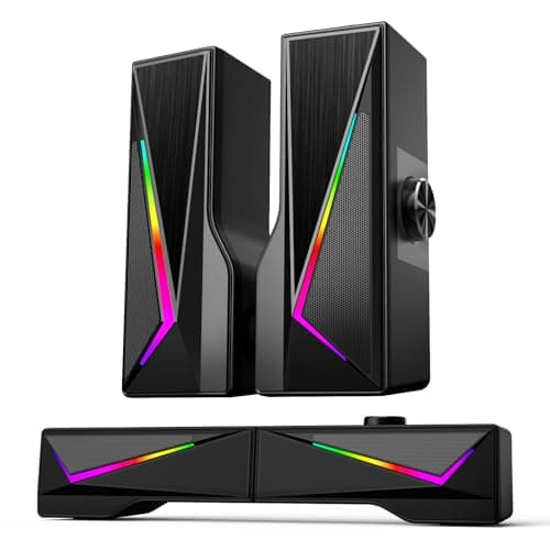 AOC PC Speakers for Desktop Bluetooth & USB Input Computer Speakers