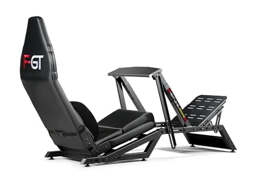 Next Level Racing F-GT Formula & GT Simulator Cockpit | 3 Racing Positions | Direct Drive Ready | Shifter Seat Slider Lumbar ButtKicker Included