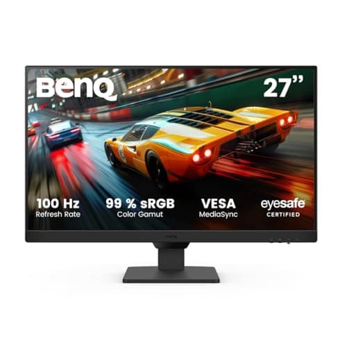 BenQ GW2790E 27 Inch Eye-care Gaming Monitor, 100Hz, 1920x1080p, IPS, 2X HDMI, DisplayPort, Built-in Speakers, Wall Mount, Adaptive Brightness, Thin Bezel