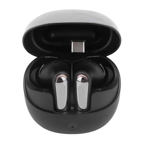 Asixxsix Wireless Gaming Earbuds, Low Latency 2.4GHz Bluetooth Dual Mode Earbuds with ENC Mic USB C Dongle, Portable Wireless Earbuds for Phone Tablet Laptop (Black)