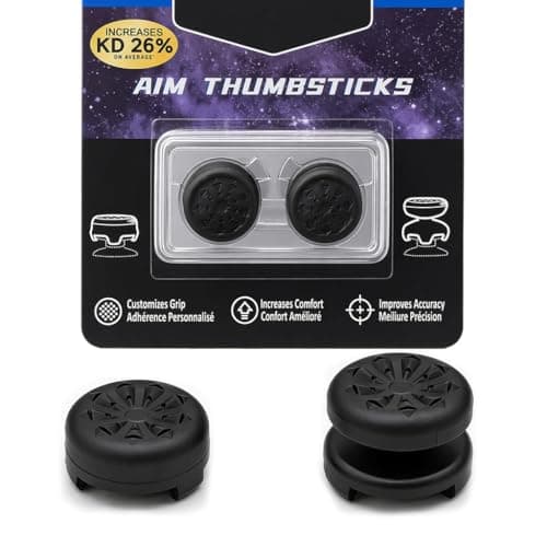 Thumb Grips for PS4 PS5 Controller,Performance Silicone Thumbsticks