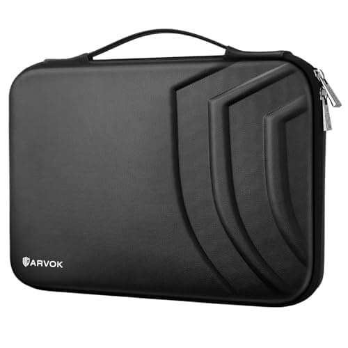 ARVOK 15 Inch Hard Shell Waterproof Laptop Case Bag with Compartment&Handle