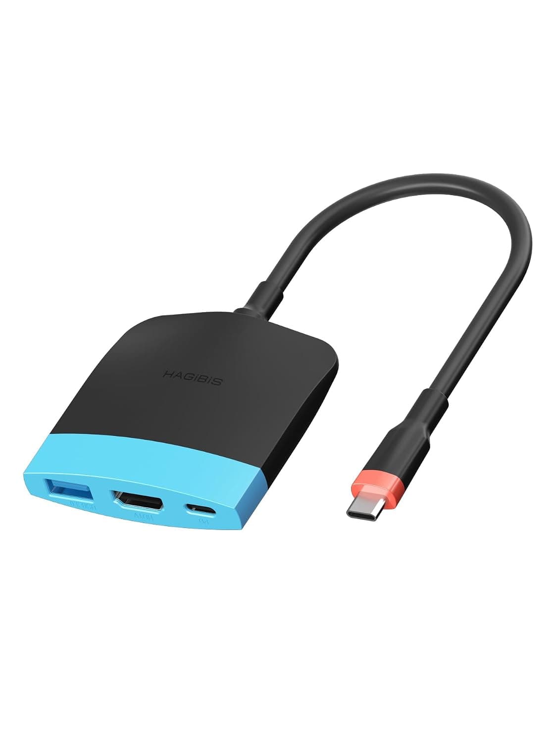 Hagibis Switch Dock for Nintendo Switch/Switch OLED, Portable TV Docking Station with HDMI and USB 3.0, Charging Replacement Dock