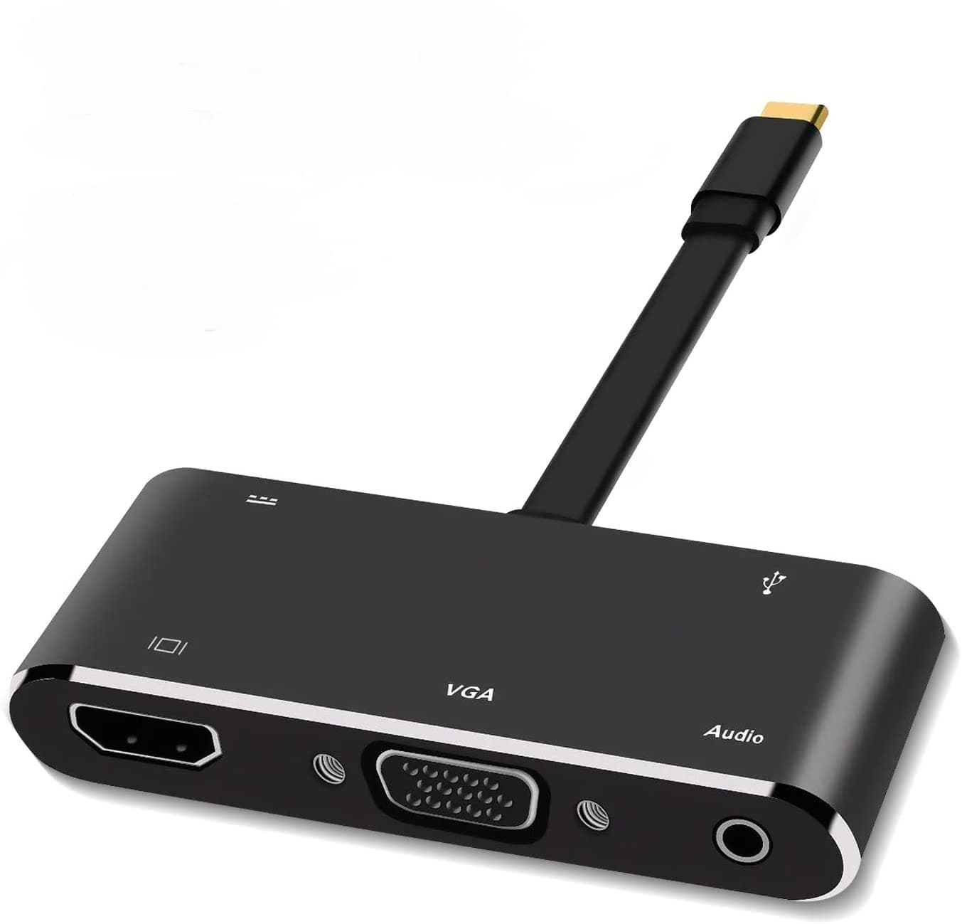 USB Type C Hub Adapter for Nintendo Switch Dock, 5 in 1 Multiport Hub Adapter,HDMI 4K Adapter USB 3.0 Converter, VGA, USB 3.0, Audio with PD2.0, Supports Nintendo, Samsung Dex,MacBook Pro,Google Pixel