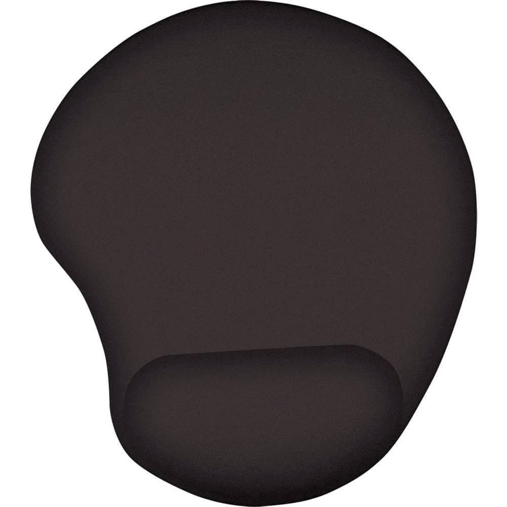 Trust BigFoot Mouse Mat with Wrist Support, Ergonomic Mouse Pad, Black | 236 x 205 mm, Prevents Wrist Strain, Microfiber Surface, Gel Wrist Rest, Non Slip Mat for Home Office Computer Laptop