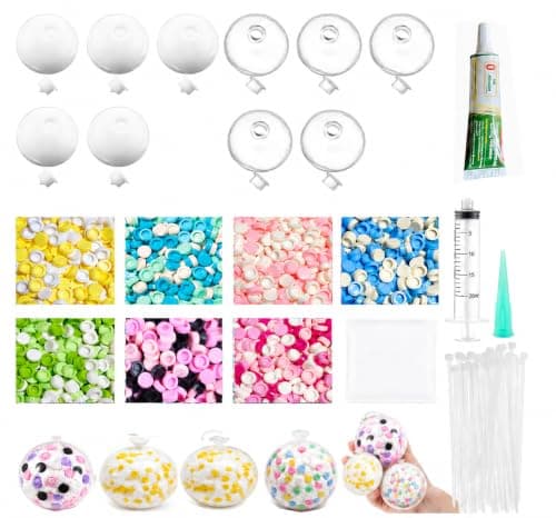 10 Piece DIY Crunchy Squishy Making Kit stress ball