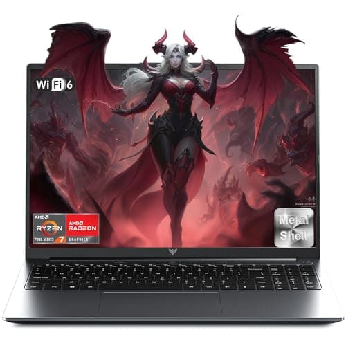Tivique 16.1" Gaming Laptop with AMD Ryzen 7 H255 Processor up to 4.9GHz