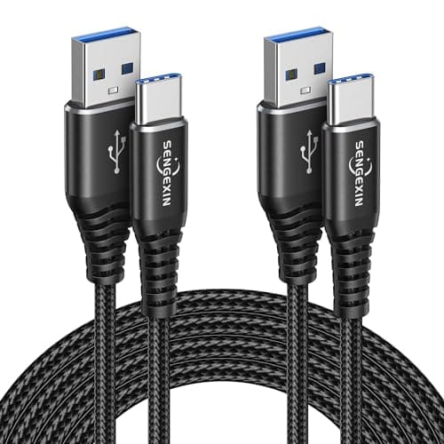 Long USB C Cable 3M,USB Type C Charger Cable 2Pack for PS5 Controller,PlayStation 5,PS5 DualSense Sony,Samsung Galaxy S20 S21 FE 5G,A71 A51 A41 Xbox Series X/S Controller,3A Fast Charge Charging Lead