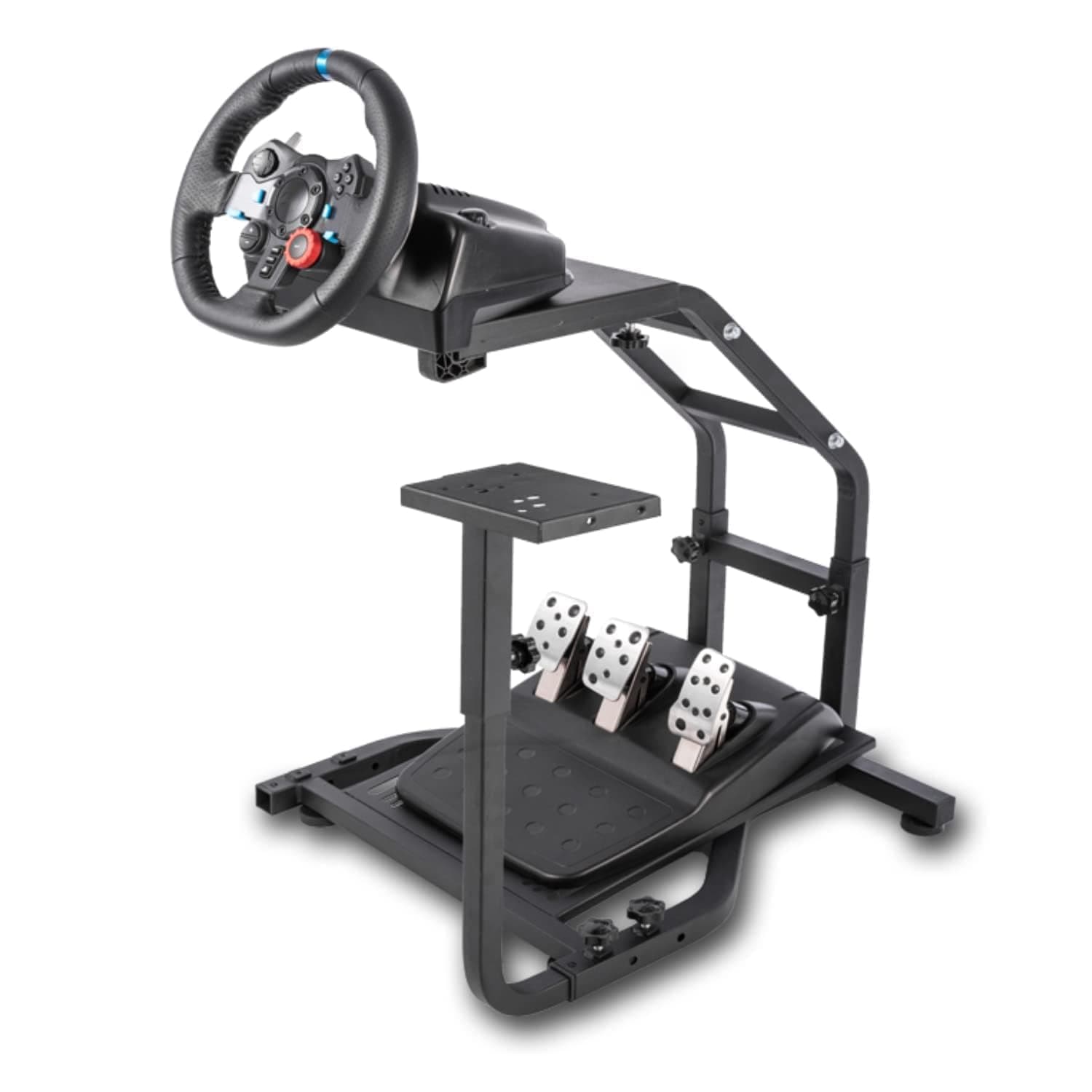 Dardoo Gaming Wheel Stand Fit for Logitech G29 G27 G25 G920,for Thrustmaster T80 T150 T300RS,Racing Simulator Cockpit Frame,Not Included Wheel,Shifter and Pedals
