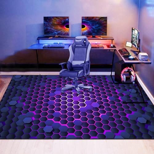 Chair Mat Floor Protectors for Carpets and Hard Floor Surfaces Mat for Gaming and Office Chairs Low Pile Carpet Desk Chair Mat for Laminate Non-slip Back Large Multi-Purpose Chair Mat 60 x 90 cm