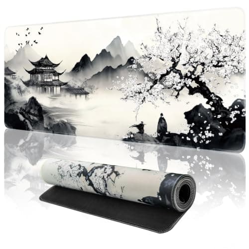 Weeoley Large Gaming Mouse Pad, XXL Non-Slip Desk Mouse Mat, 900x400mm