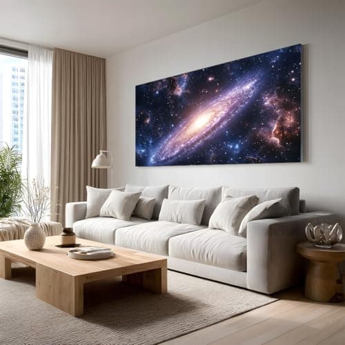 Cosmic Galaxy Extra Large Canvas Prints Universe Starry Sky Wall Art for