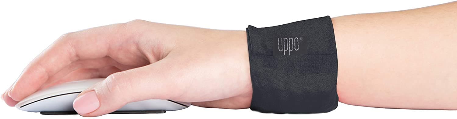 Wrist Rest for Computer and Laptop Users. Ergonomic Wrist Rest for Keyboard and Mouse. Wrist Wraps Support Wrists and Help Avoiding Carpal Tunnel and Repetitive Strain (Medium - Mist Grey)