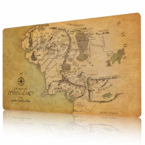 AIRCBC MTG Playmat 24" x 14" Stitched Edges Surface Battle Board Game Mat
