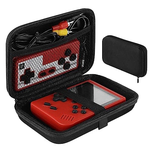 Linkidea Handheld Game Console Carrying Case Compatible with RG353V / RG353VS / RG35XX / GPi2, Protective Travel Storage Bag for Retro Game Console, Charging Cable, Batteries and Accessories