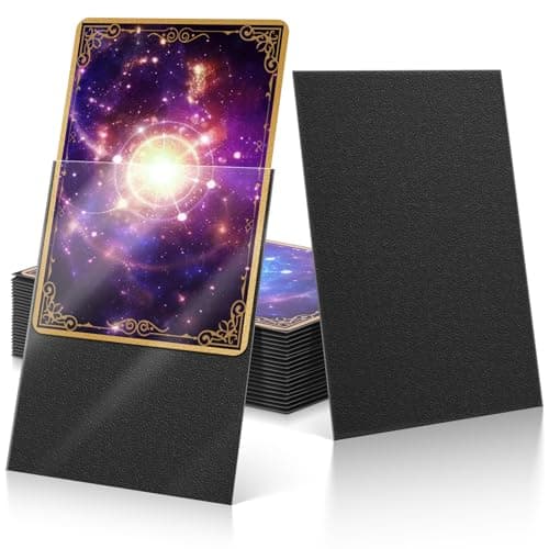 100 Pack Black Matte Penny Soft Trading Card Sleeves