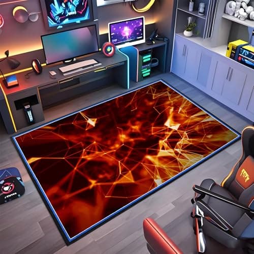 Wuzqju Chair Mat for Hard Floors 150 x 180 cm Non-slip Gaming Computer Chair Mat Office Chair Mats for Carpeted Floor Low-Pile Chair Carpet Hard Floor Protector Mat for Tile Laminate Rolling Chair