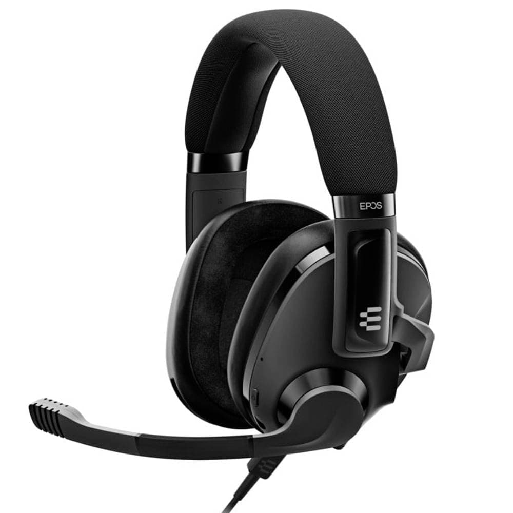 EPOS H3 Hybrid - Closed Acoustic Gaming Headset With Bluetooth - USB-A PC & 3.5mm Console Cable - Dual Microphones - Lightweight - Easy Adjustment - Long Battery Life - Multi-Platform Compatible Black