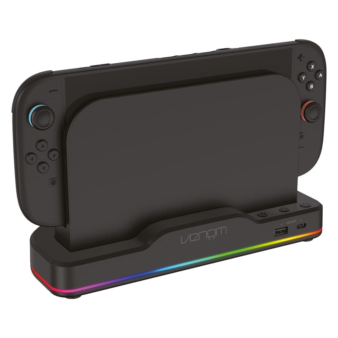 Venom Switch 2 LED Console Cooling Stand (Nintendo Switch 2) - Amazon Exclusive | switch 2 cooling stand, LED console fan, docked play, heat reduction, nintendo switch 2 accessories