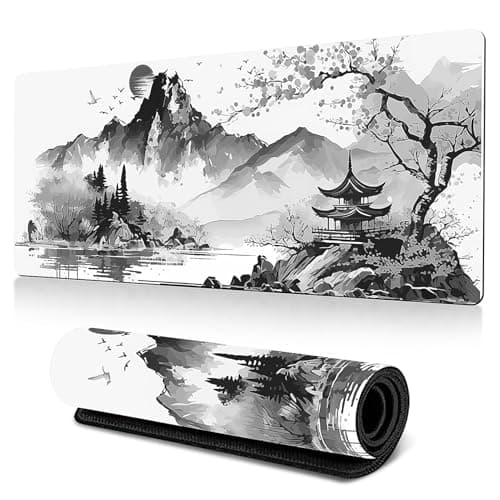 Invalidism Large Mouse Pad Extended XXL Mousepad with Non-Slip Rubber