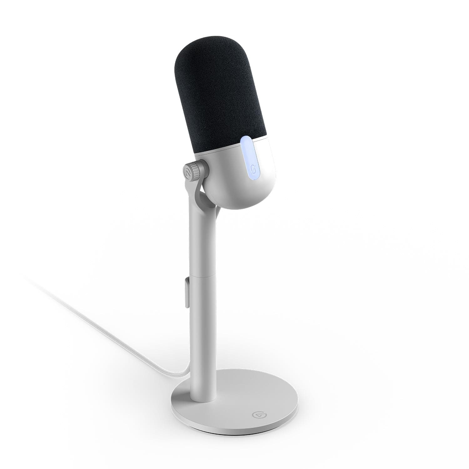 Elgato Wave Neo USB Condenser Microphone, Tap to Mute | High-rise stand design, LED mute indicator, Zero-delay headphone monitoring, Plug and play, Zero-plastic packaging