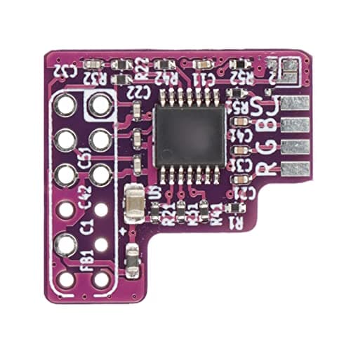 N64 RGB Mod Board Upgrade Kit for NTSC Consoles – THS7374 Video Amplifier, Solderless Installation