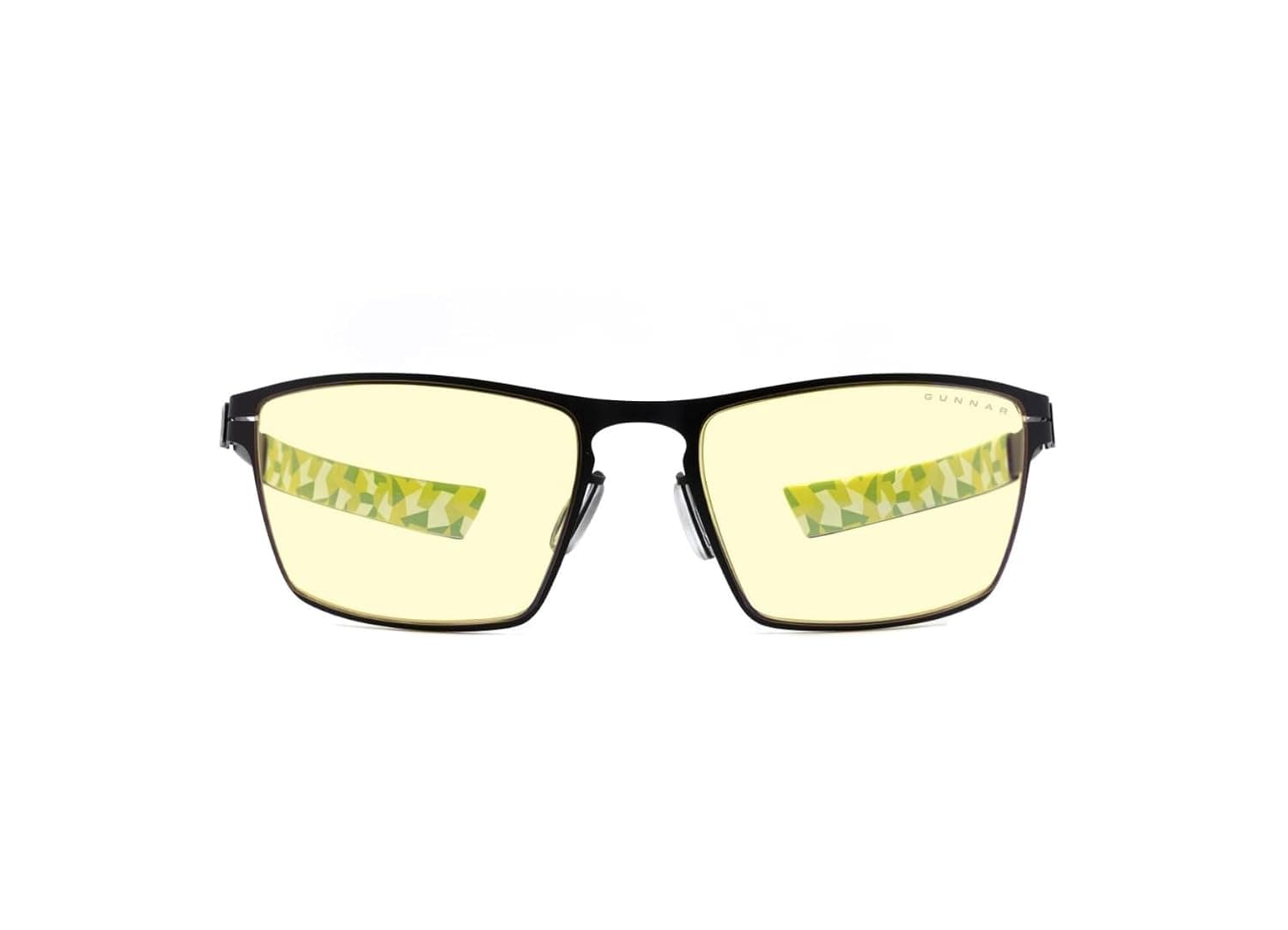Gunnar Gaming and Computer Eyewear - ESL Blade, Frame Colour: Onyx, Amber Tint (Blocks 65% Blue Light & 100% UV Light) - Patented lens - Reduce Eye Strain & Dryness | Computer / Gaming glasses - ESL Blade - Onyx - Amber - 65% blue light & 100% UV blocking - Patented technology