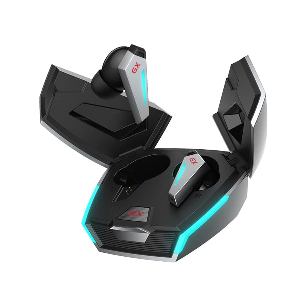 HECATE by Edifier GX07 Wireless Gaming Earbuds, Bluetooth Gaming Earbuds Active Noise Cancellation, 60ms Ultra Low Latency, Noise Cancelling Mic, Gaming/Music Mode, App Control - Grey