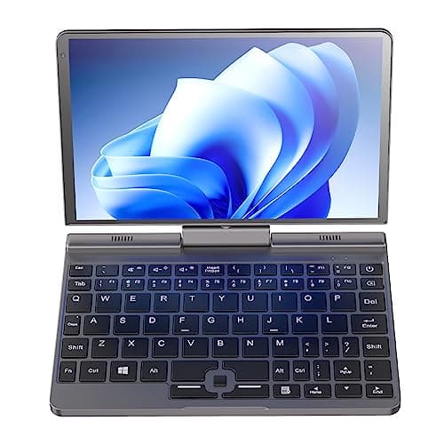 8 inch Mini Laptop Windows 11, 2 in 1 Touch IPS Screen Handheld Computer, Intel N100, 12G DDR5 RAM 2TB SSD Micro PC, Gaming Notebook Tablet with Stylus, WiFi6 BT5.2