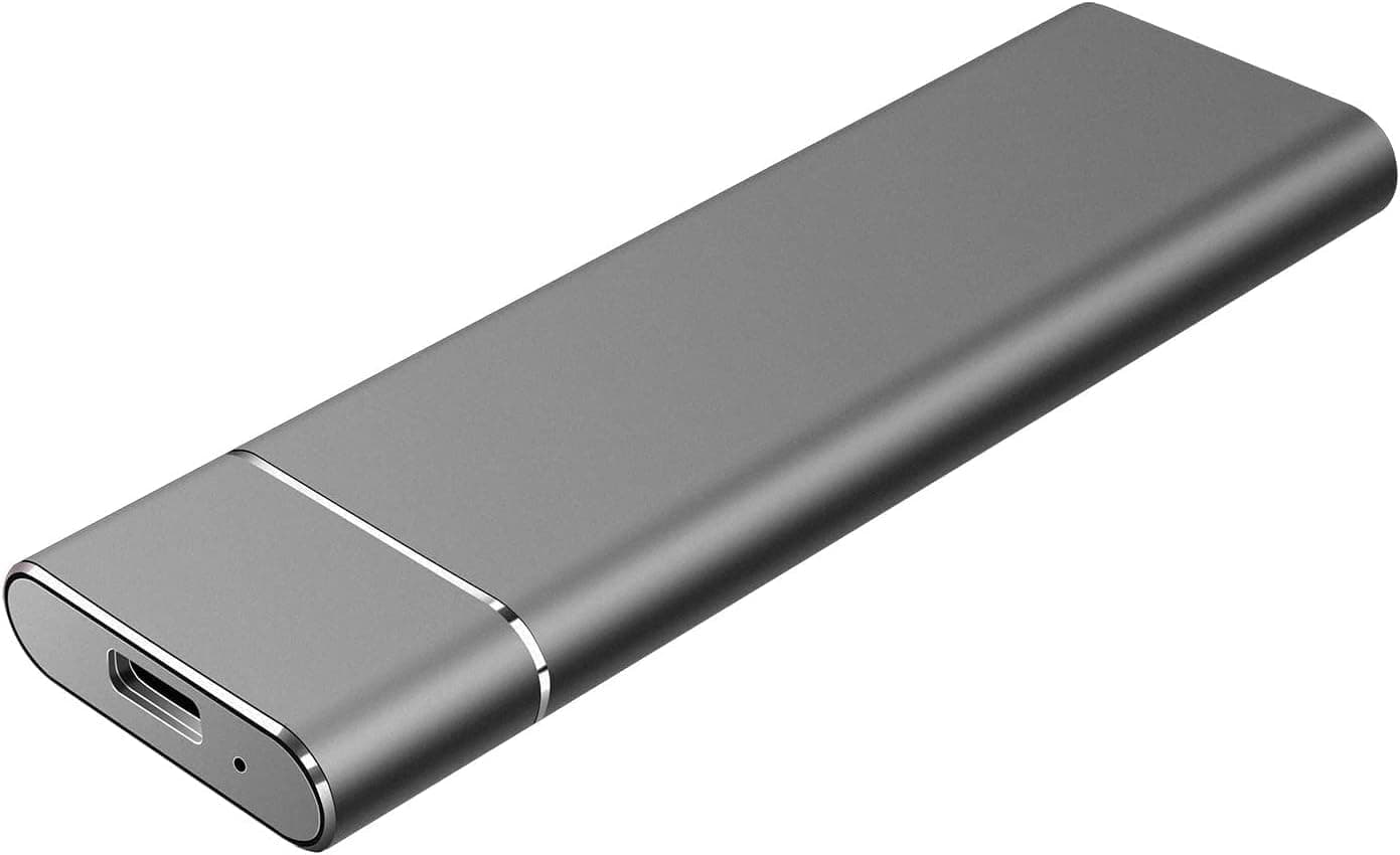 Extreme Portable SSD Portable & Large Capability External SSD Ultra Speed Mobile Solid State Drive for Laptops Desktop (2TB, Black)