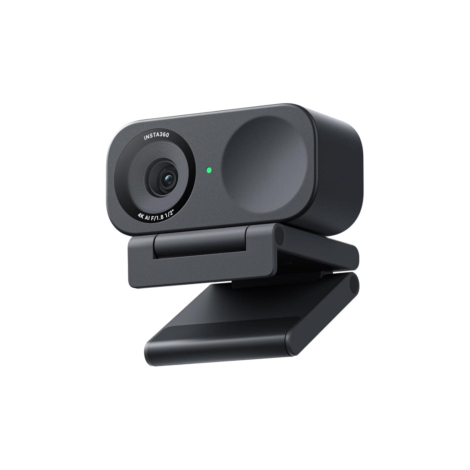 Insta360 Link 2C Standard Bundle Graphite Black - 4K Webcam for PC/Mac | PC Camera, 1/2" Sensor, Auto Framing, HDR, AI Noise-Cancelling Mic, Gesture Control, Streaming, Gaming, Meetings