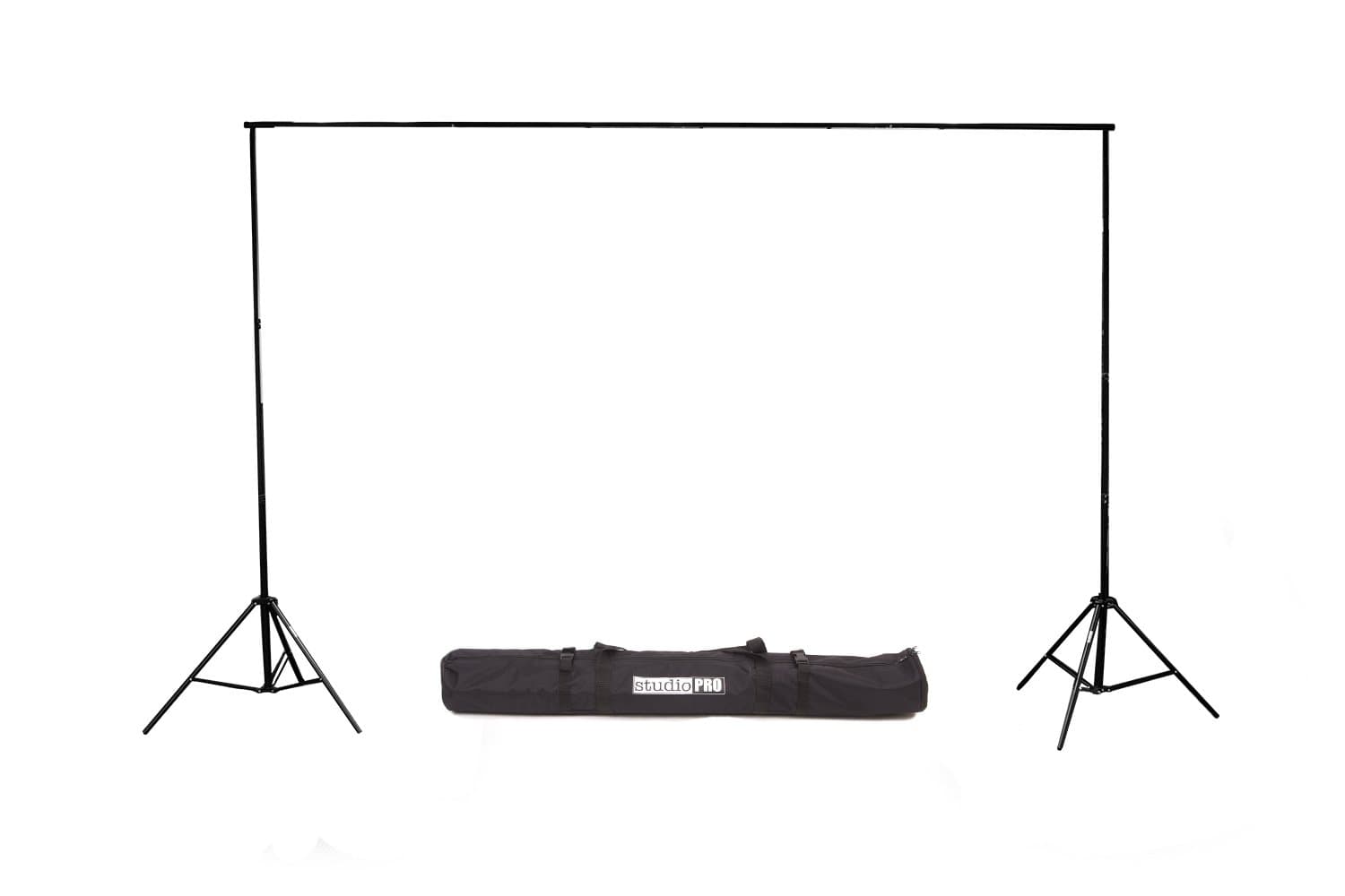 Fovitec 3 Metre Wide Heavy Duty Studio Background Support System With Carrying Case For Muslins, Photography, Video, Green Screen, Film, Paper Rolls, Canvas