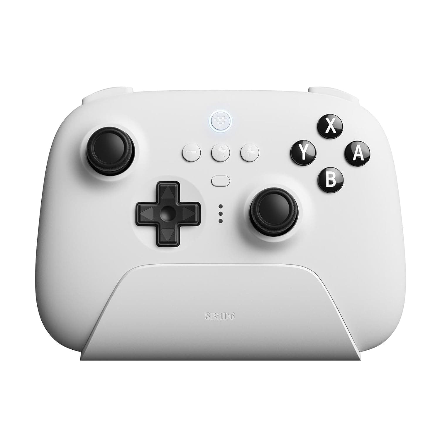 8BitDo Ultimate Bluetooth & 2.4g Controller with Charging Dock for Switch and Windows - White
