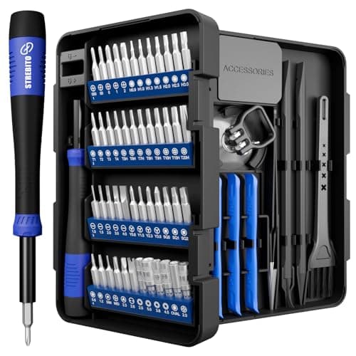 STREBITO Small Precision Screwdriver Set,Electronics Repair Tool Kit for PC